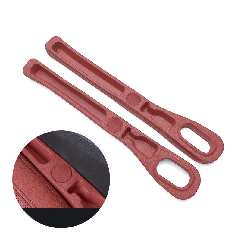 Car Seat Gap Filler with Storage – PU Leather, Phone & Key Pockets, Universal Fit