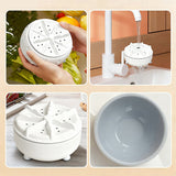 Vegetable Washer – USB Swirl Technology, Waterproof & Compact 10×7cm