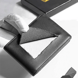BowLift | Men’s Slim RFID Wallet | Leather Card Holder | Black