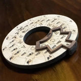 Wooden Chord Wheel – Music Theory Aid for Piano, Guitar & Keyboard