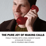 Retro Phone Handset – Ergonomic ABS, USB Plug & Play & Built-in Controls