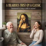 Optimized Product Title: "Humorvolles Renaissance Damen Leinwandbild für Badezimmer – Witzige Wandkunst für stilvolle Badezimmerdekoration" 

This title includes relevant keywords while enhancing clarity and appeal for potential buyers.
