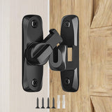Universal Adjustable Door Latch – Zinc Alloy, 90°/180° Angle & Screw or Adhesive Mount