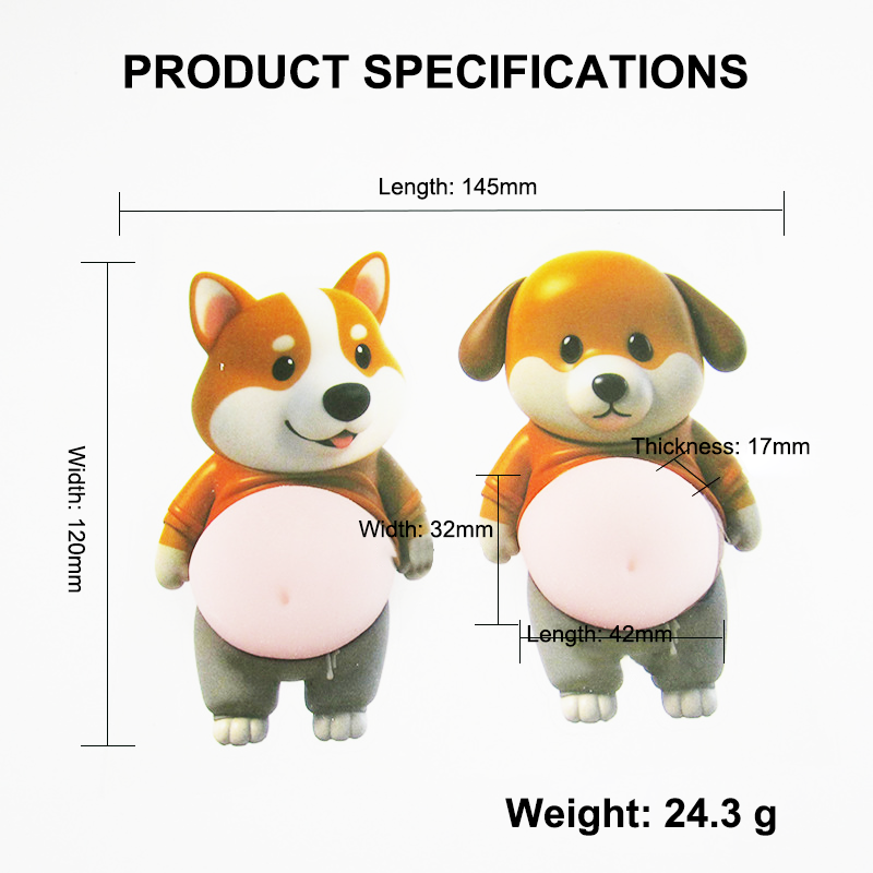 Silicone Bumper Stickers – Dog-Shaped, Food-Grade & Reusable Phone Protection