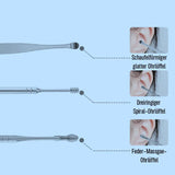 Stainless Steel Ear Cleaning Set – 6 Tools, Reusable & Storage Case