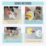 Kalsten | 2-piece set white shoe cleaning cream – gentle stain remover for brilliantly clean shoes!