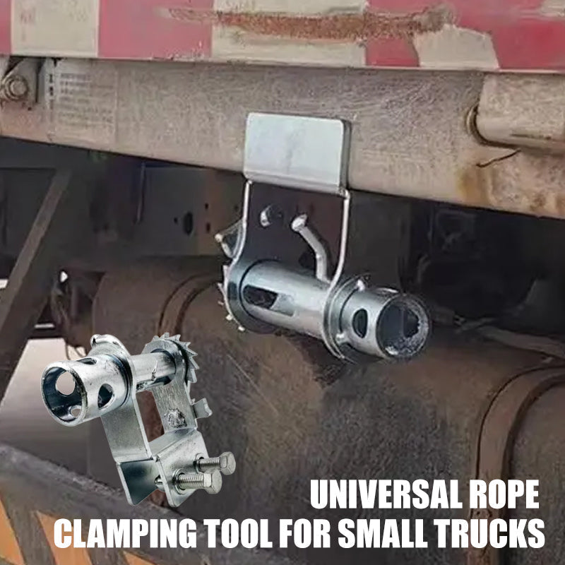 Vehicle Rope Clamp – Twist-Lock Steel, Universal Cargo Securing for Trucks & Trailers
