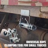 Vehicle Rope Clamp – Twist-Lock Steel, Universal Cargo Securing for Trucks & Trailers