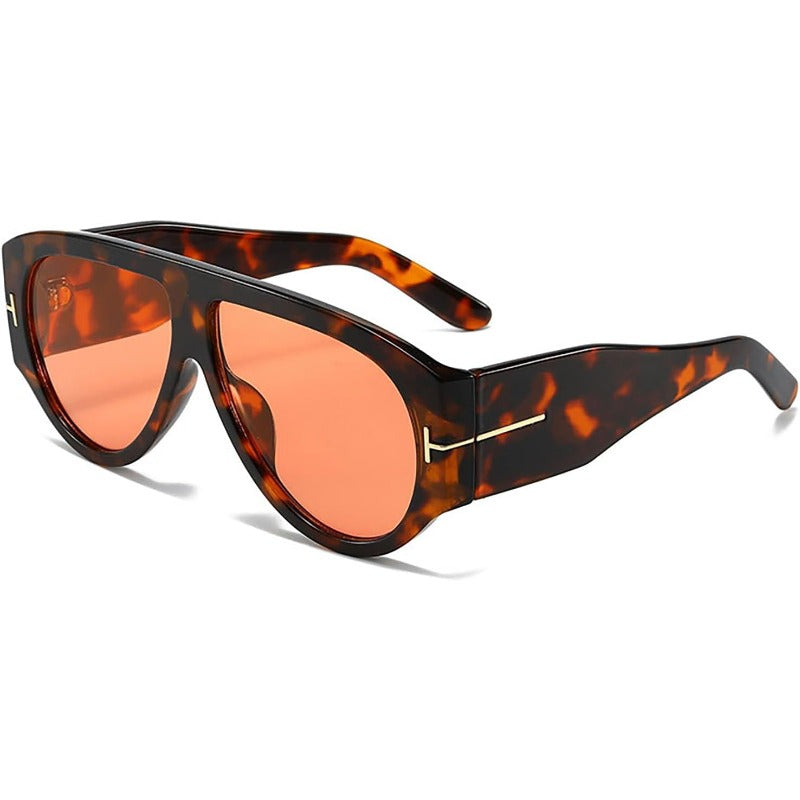 Oversized Aviator Sunglasses – Unisex, UV400 Protection & Metal Frame