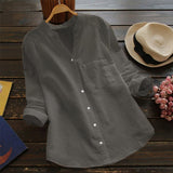 Isla – Women's Long-Sleeve Linen Shirt