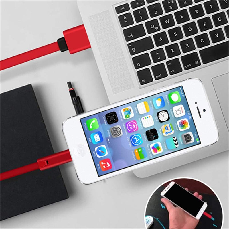 Adjustable Charging Cable – 150cm Cuttable Length & USB-C/Android/iPhone Compatible