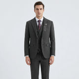 Yves - 3-Piece Herringbone Patterned Suit