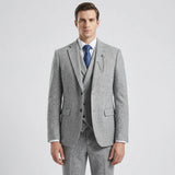 Yves - 3-Piece Herringbone Patterned Suit