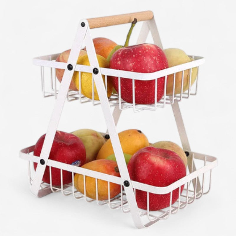 Enhanced Product Title: **Eisenkorb mit Griff – Abnehmbarer Perlen-Design, 2- oder 3-lagig für vielseitige Aufbewahrung** 

This title incorporates relevant keywords while maintaining clarity and appeal for potential buyers.