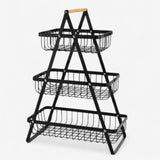 Enhanced Product Title: **Eisenkorb mit Griff – Abnehmbarer Perlen-Design, 2- oder 3-lagig für vielseitige Aufbewahrung** 

This title incorporates relevant keywords while maintaining clarity and appeal for potential buyers.