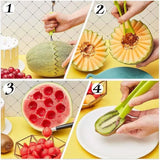 Enhanced Product Title: "3-in-1 Multifunctional Fruit Slicer - Effortless Cutting, Coring & Peeling Tool for Quick Meal Prep" 

This title includes relevant keywords and provides a clearer description of the product's features and benefits, which can help