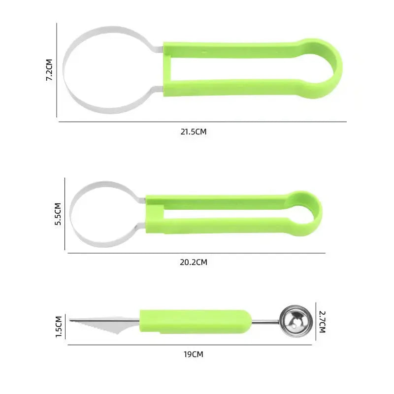 Enhanced Product Title: "3-in-1 Multifunctional Fruit Slicer - Effortless Cutting, Coring & Peeling Tool for Quick Meal Prep" 

This title includes relevant keywords and provides a clearer description of the product's features and benefits, which can help