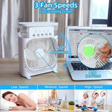 BreezeMaster Pro 3-in-1 Fan with 7-Color LED Light | Versatile Cooling & Ambient Lighting Solution
