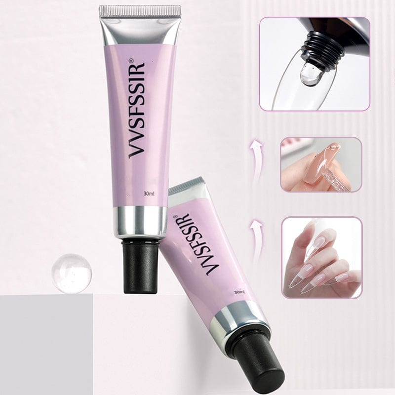 Long-Lasting Press-On Nail Glue Gel for Durable Nail Art - Easy Application & Strong Hold
