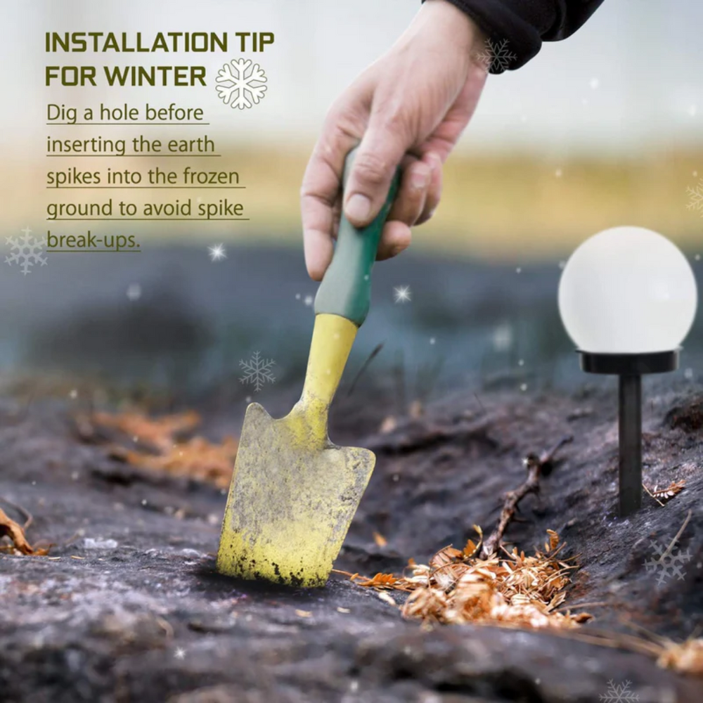 Enhanced Product Title: "SunLuxe 3-Piece Waterproof LED Solar Garden Lights - Decorative Orb Lights for Outdoor Landscaping" 

This title includes relevant keywords while providing a clear description of the product's features and benefits, making it more
