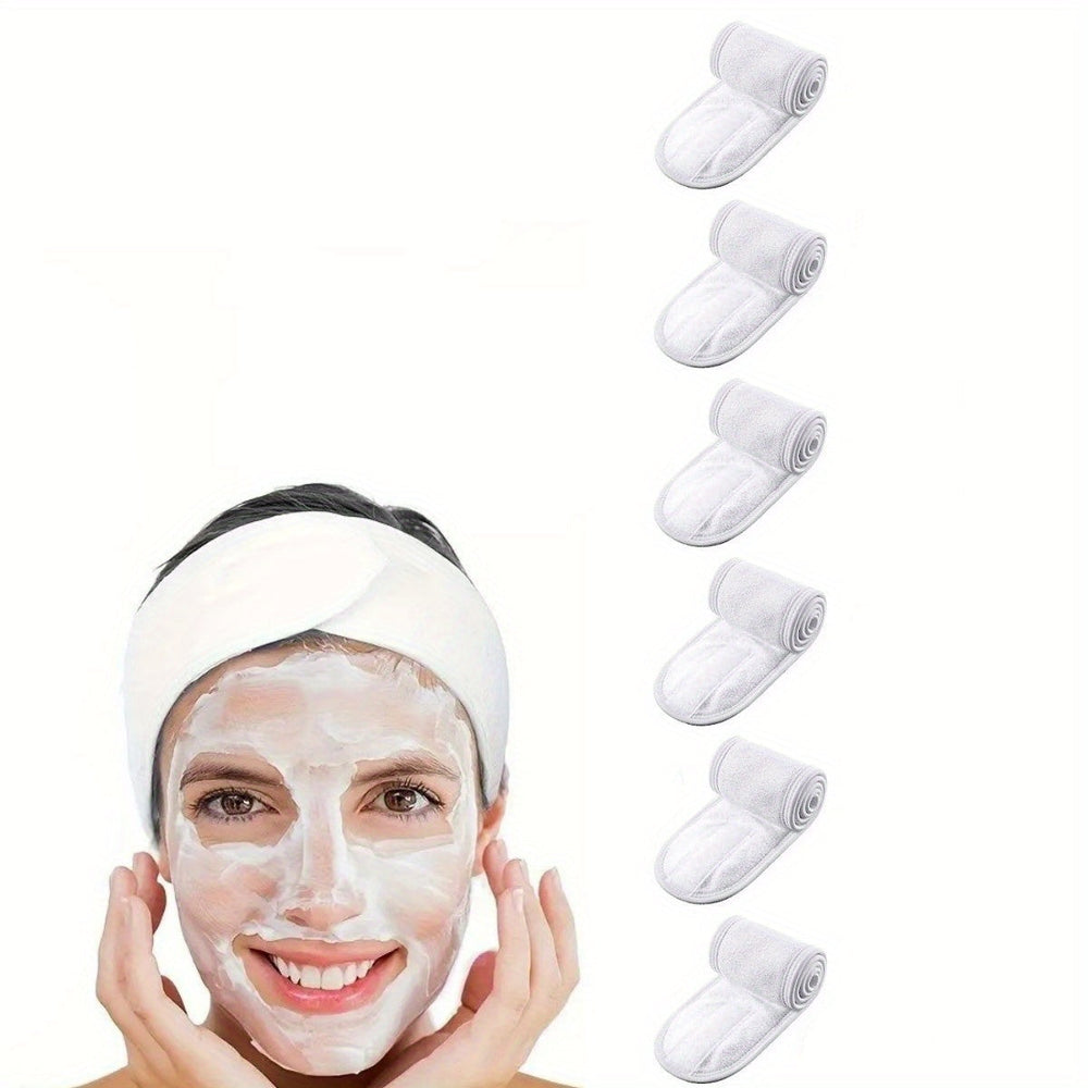 Adjustable Spa Headband – Unisex, Velcro Closure & Soft Breathable Fabric