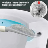Spray Toilet Brush – No-Drill Wall Mount, Refillable Dispenser & Ventilated Holder