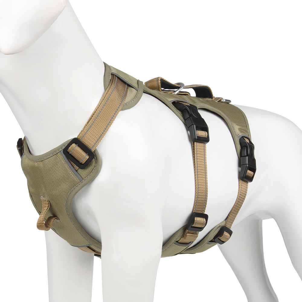 GripGuard Reflective Anti-Pull Dog Harness