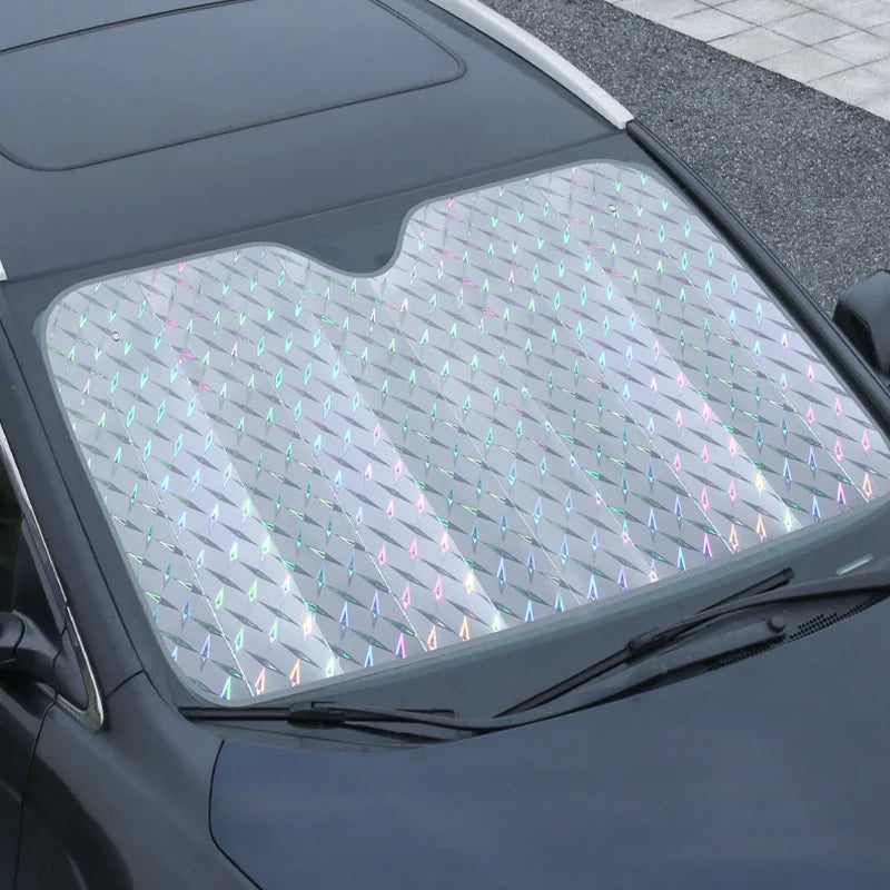 Car Windshield Sun Shade – Reflective UV & Heat Protection, 4 Sizes