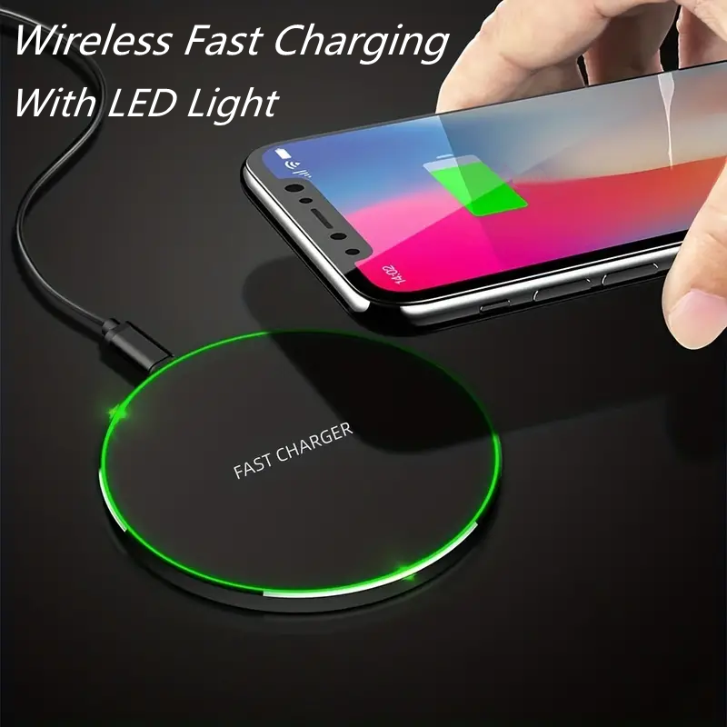 30W Fast Wireless Charger for iPhone & All Qi-Enabled Devices | Induction Charging Pad