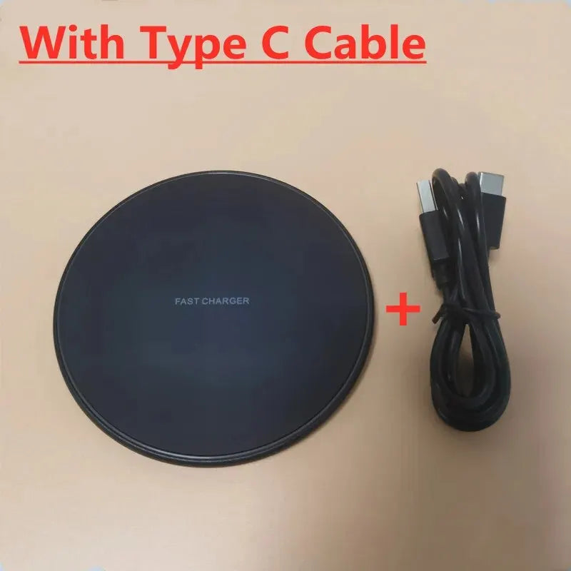 30W Fast Wireless Charger for iPhone & All Qi-Enabled Devices | Induction Charging Pad