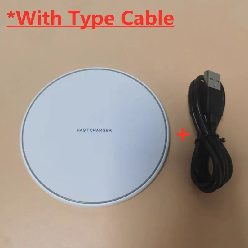 30W Fast Wireless Charger for iPhone & All Qi-Enabled Devices | Induction Charging Pad