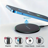 30W Fast Wireless Charger for iPhone & All Qi-Enabled Devices | Induction Charging Pad