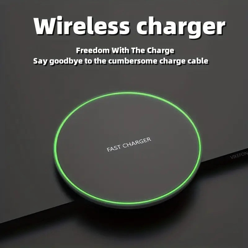 30W Fast Wireless Charger for iPhone & All Qi-Enabled Devices | Induction Charging Pad