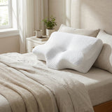 Enhanced Product Title: "Ergonomisches Memory Foam Kissen für optimalen Schlafkomfort – Nackenstützkissen für Rücken- und Seitenschläfer" 

This title includes relevant keywords that can improve visibility in Google Shopping while clearly describing the p