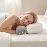 Ergonomic Neck Support Pillow – Two-Zone Foam, Breathable Cotton Cover & 40×68cm