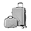 2-Piece ABS Hard Shell Luggage Set with TSA Lock & 360° Spinner Wheels - Lightweight, Durable Travel Suitcase Set