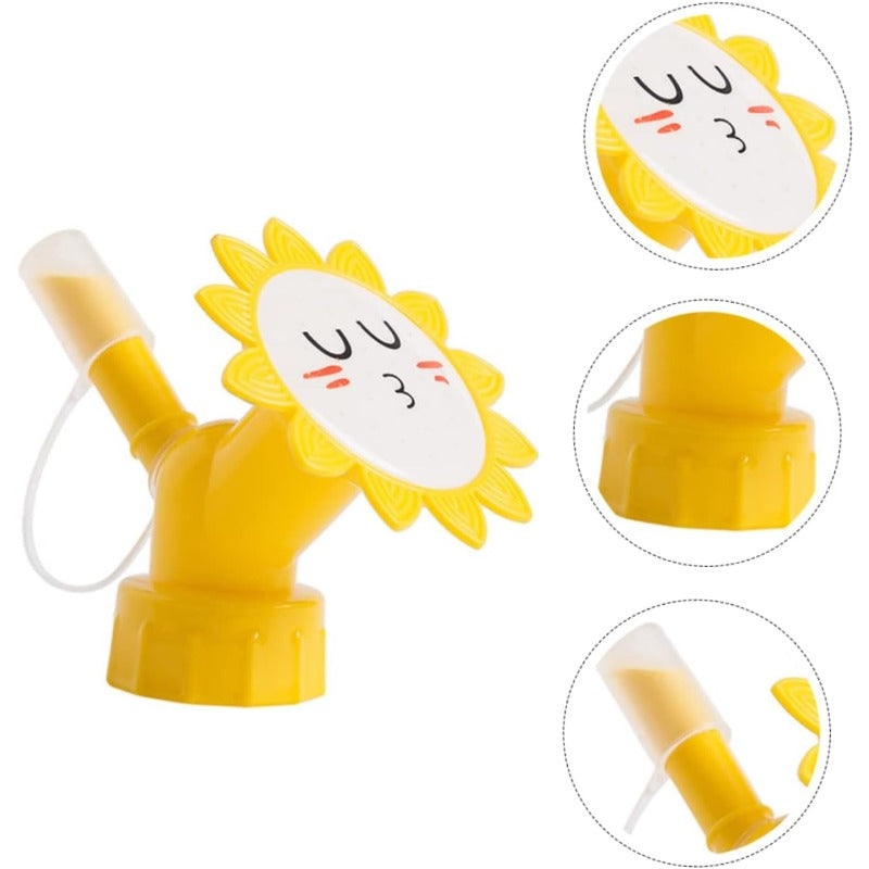 Sunflower Bottle Watering Spouts – 6-Pack, Plastic & Universal Bottle Fit