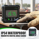 Digital Angle Finder – Magnetic, IP54 Waterproof & 360° with ±0.2° Accuracy