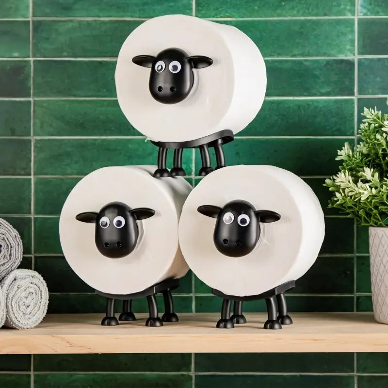 Enhanced Product Title: **Schaf Toilettenpapierhalter – Stilvolles Freistehendes 2er-Set für Badezimmerdekoration** 

This title includes keywords that are likely to improve search visibility while also emphasizing the product's decorative aspect.