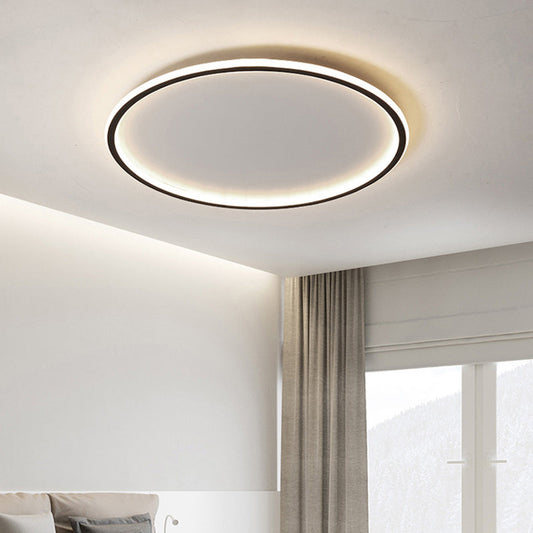Nordic Disc LED Ceiling Light – Flush Mount, Aluminium & Dimmable Design