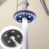 LED Clip-On Umbrella Light – 3 Brightness Levels, 100 Lumens, Battery-Powered