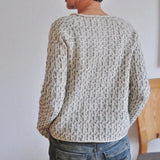 Enhanced Product Title: Kristine™ Cozy Textured Knit Sweater for Ultimate Comfort and Style

This title includes keywords that potential customers might search for, such as "cozy," "textured," "knit," and "sweater," while also highlighting the product's c