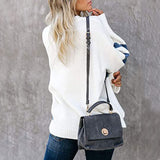 Striped Casual Women's Sweater - Juliette - 6