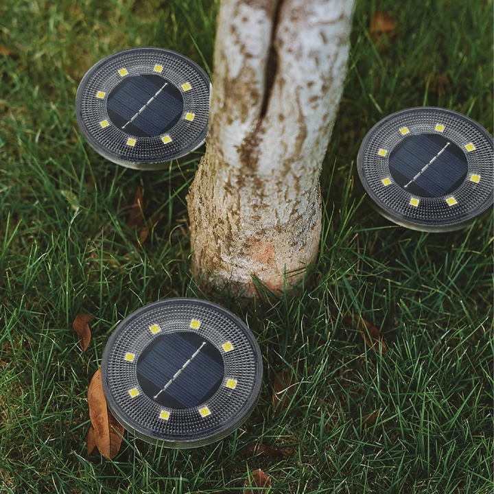 Enhanced Product Title: Wetterfeste Solare Garten-Bodenleuchten – 4er-Set für Außenbereich, Energiesparend & Langlebig 

This title includes relevant keywords while emphasizing key features to attract potential buyers.