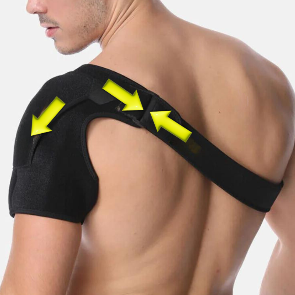 Adjustable Shoulder Brace – Breathable Fabric, One Size & Pain Relief Support