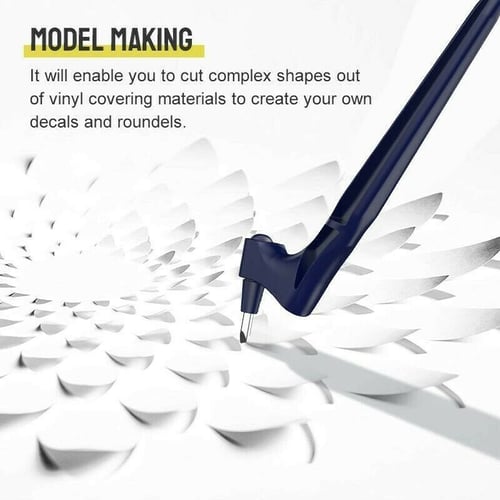 Enhanced Product Title: **360° Rotating Craft Knife with Stainless Steel Blade - Precision Cutting Tool for Arts and Crafts**