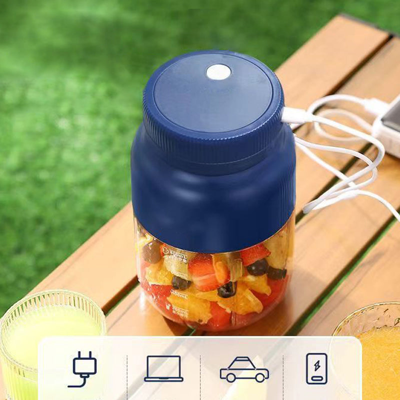 Portable Smoothie Blender – 800ml, USB-C Rechargeable, 80W & Stainless Steel Blades