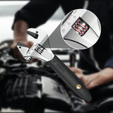 Adjustable Ratchet Wrench – Self-Tightening, Non-Slip TPR Grip, 20/25/30cm