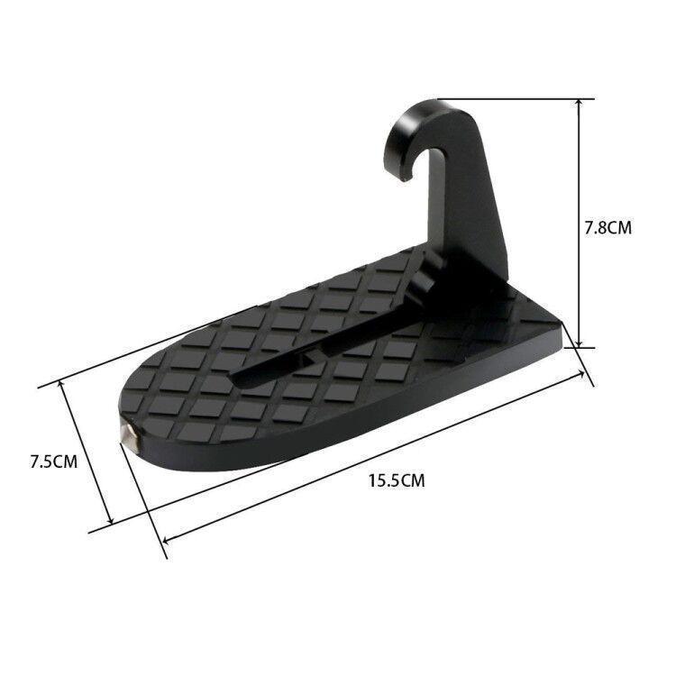 Enhanced Product Title: "Auto Trittbrett mit Nothammer – Praktische Einstiegshilfe für Dachträger & Fahrzeugzugang" 

This title includes relevant keywords while maintaining clarity and appeal for potential customers.