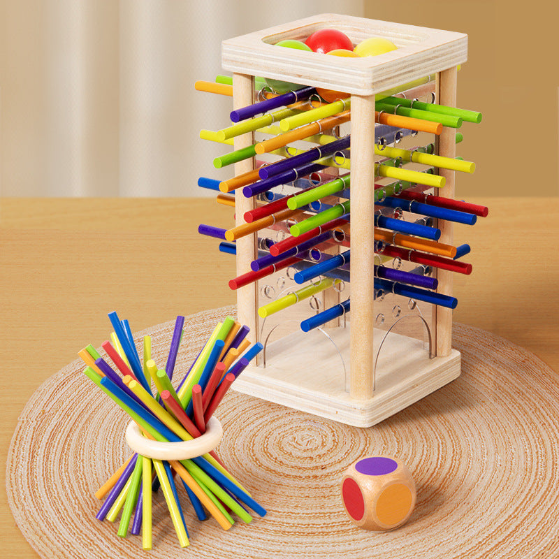 Enhanced Product Title: "3-in-1 Holzstäbchen Stapelspiel – Fördert Feinmotorik und Kreativität für Kinder" 

This title includes relevant keywords for better visibility in Google Shopping while clearly conveying the product's purpose and benefits.